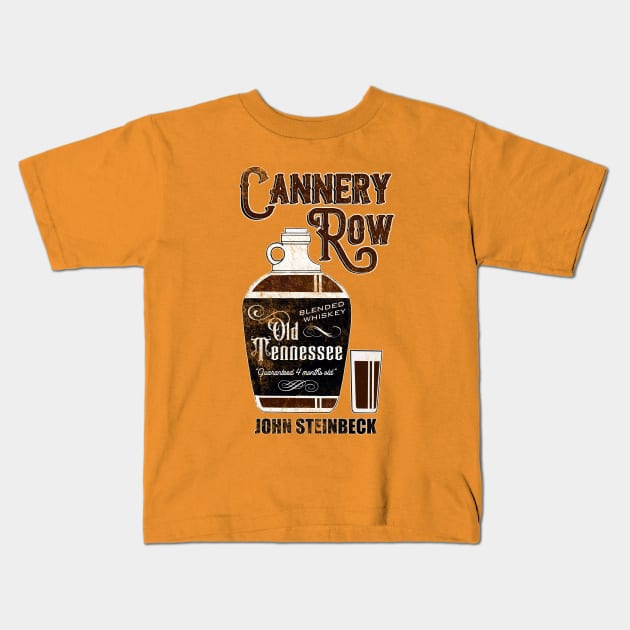 Cannery Row, distressed Kids T-Shirt by hauntedjack